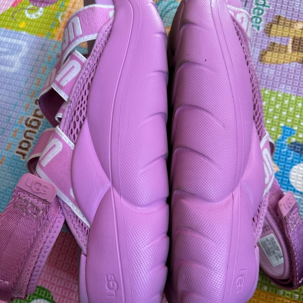 ugg la cloud sandals Pink Wildflowers Logo - Picture 8 of 9